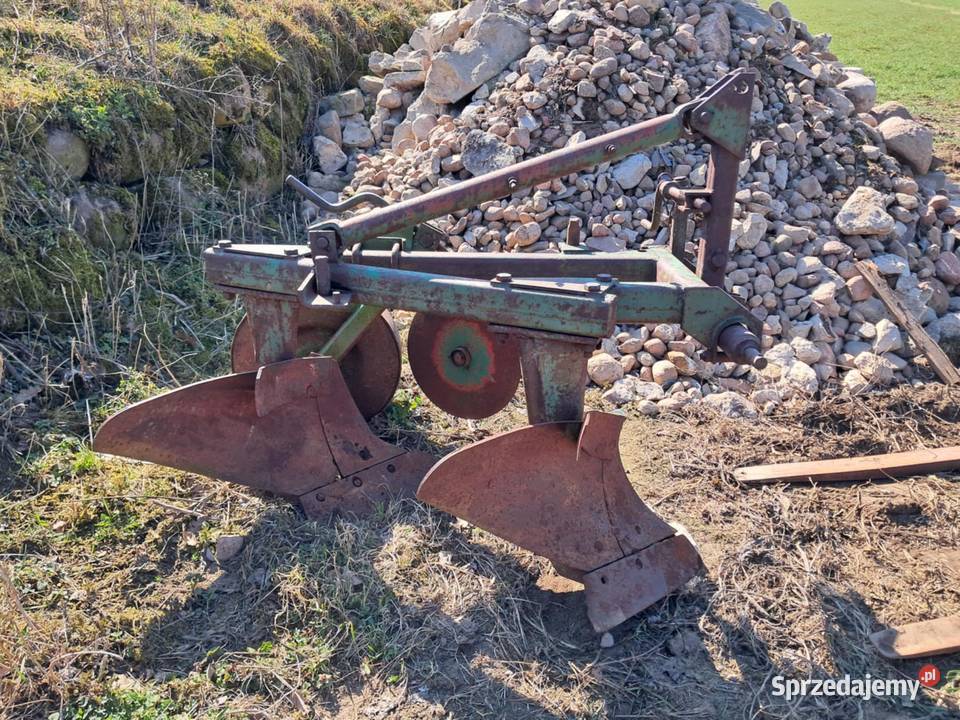 Pług dwuskibowy Unia Grudziądz nieuszkodzony podlaskie