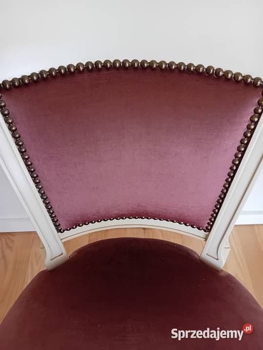 Stylowe krzesła białe tapicerowane Warszawa