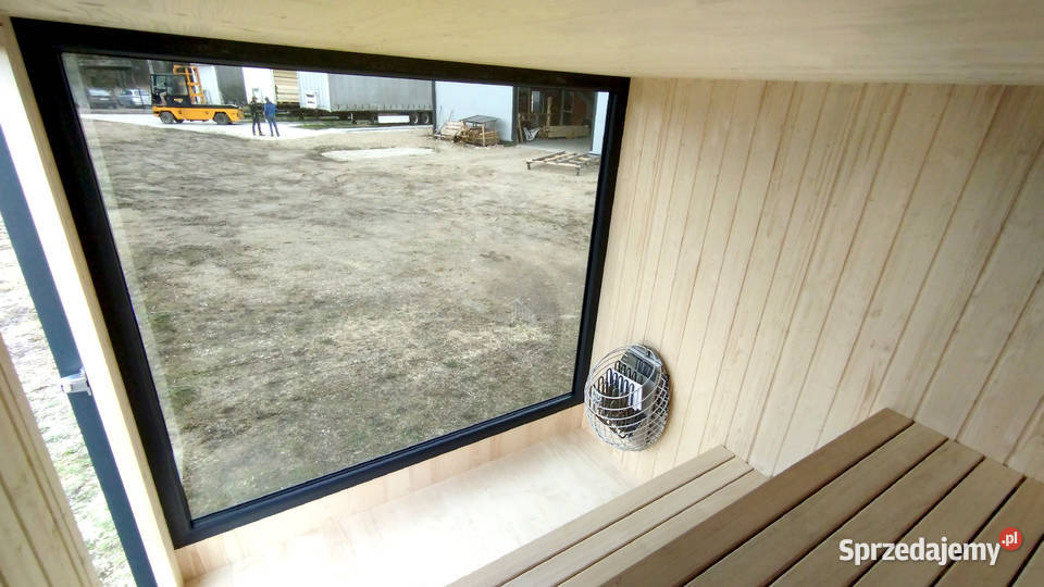 SAUNA ogrodowa KWADRATOWA Domek 230x230 OKNO Nowy Targ