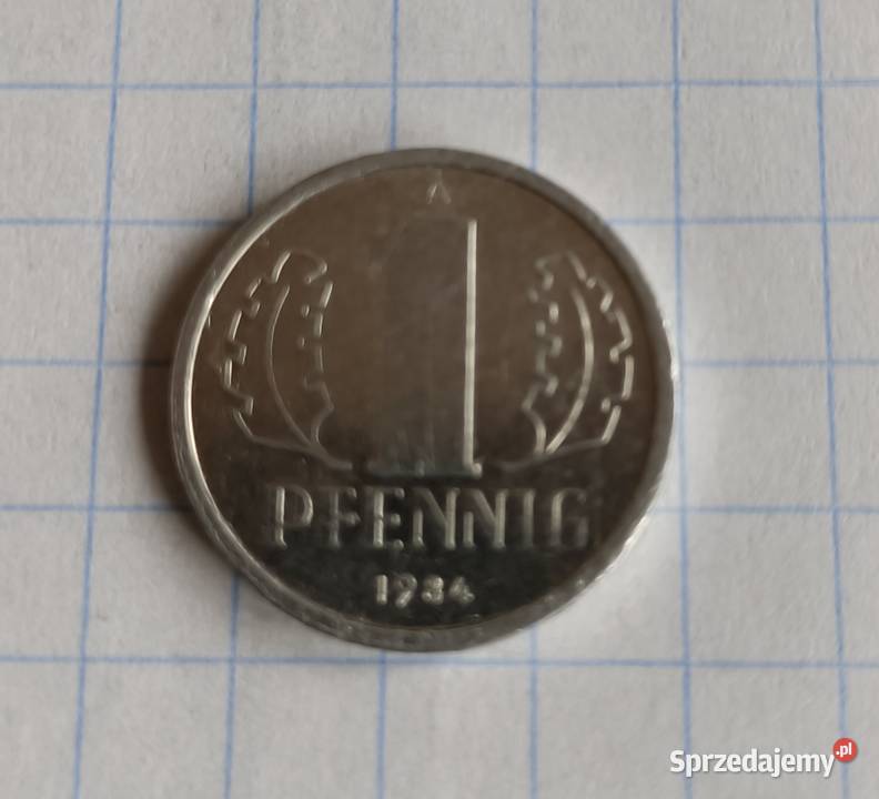 1 FENIG 1 PFENNIG 1984 NRD NIEMCY Piszczac