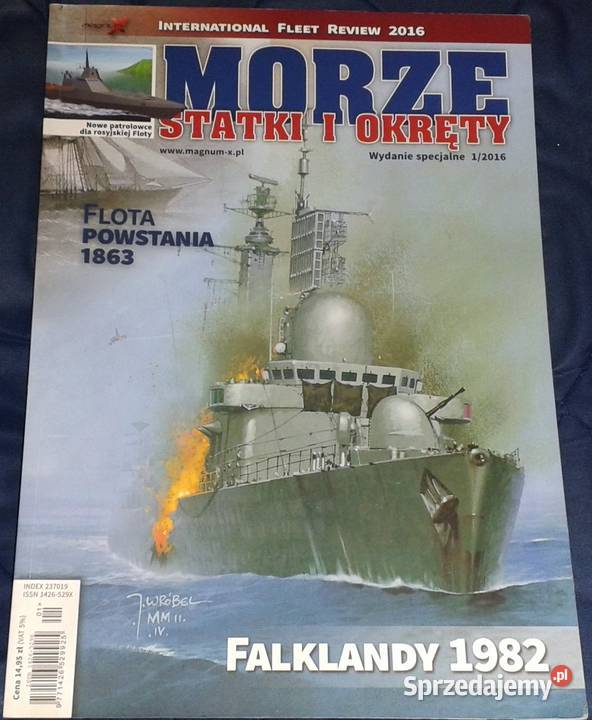 Morze statki i okręty Falklandy 1982 Chełm