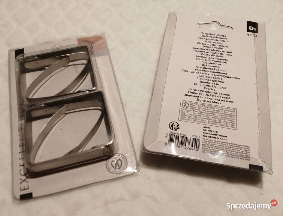 Klipsy zaciski uchwyty klamry do obrusu stołu Czeladź