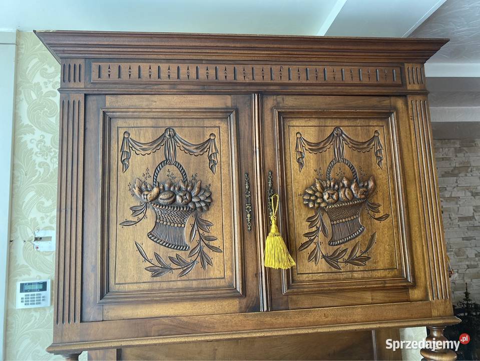 Antyk stary drewniany kredens mebel dolnośląskie Bystrzyca Kłodzka sprzedam