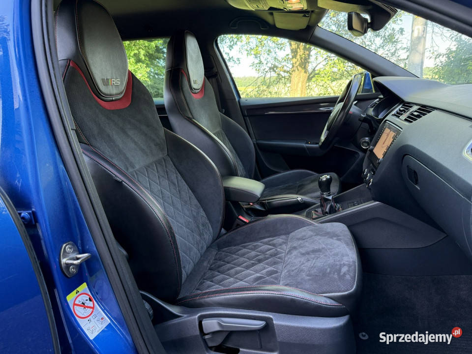 koda Octavia 20TDI 184 RS LED PDC 18 Serwis ASO niebieski Ocice