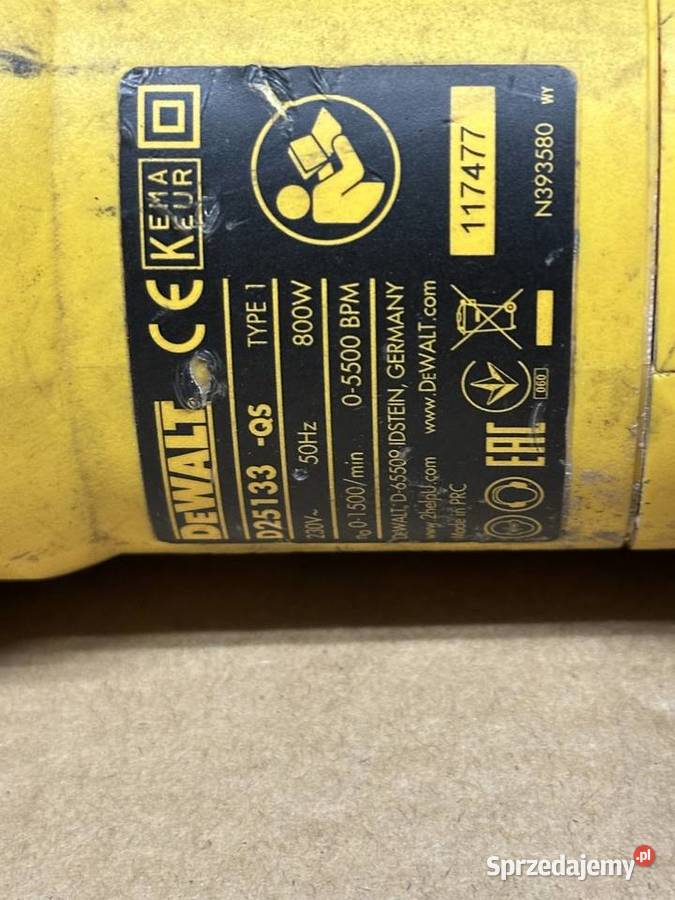 Młotowiertarka Dewalt D25133 800 W Pozostałe Kraków
