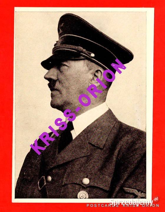 Adolf Hitler Pocztówka urodzinowa 20041943r Katowice
