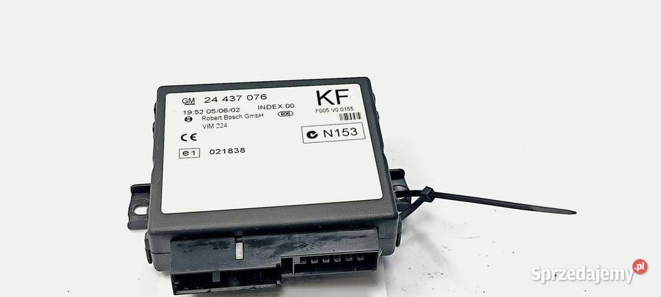 MODUŁ OPEL ZAFIRA A GM24437076 Motoryzacja Lipno