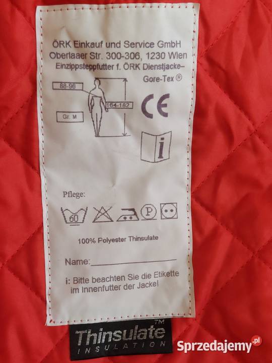 Kurtka ratownika medycznego Krosno sprzedam