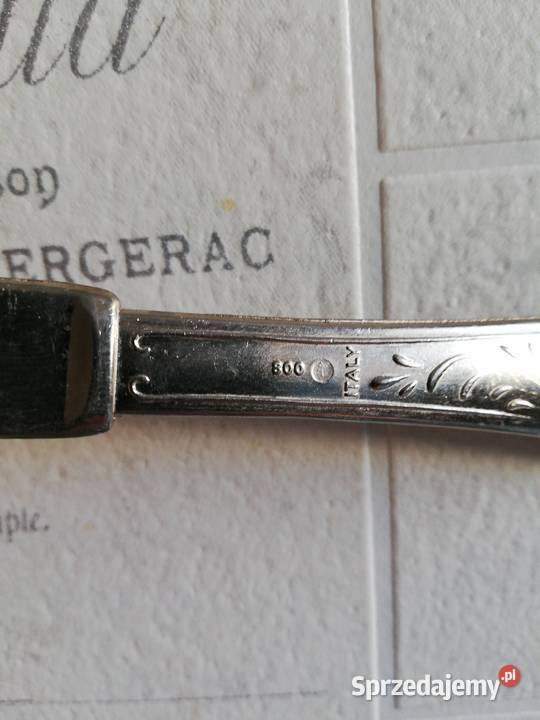 Stare srebrne sztućce wielkopolskie Września