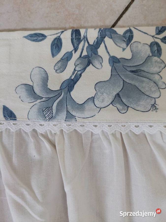 Zazdrostka bawelniana handmade Zasłony Mirosławiec