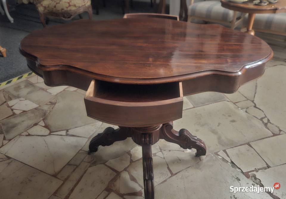 Antyczny stół stolik Ludwik Filip Meble