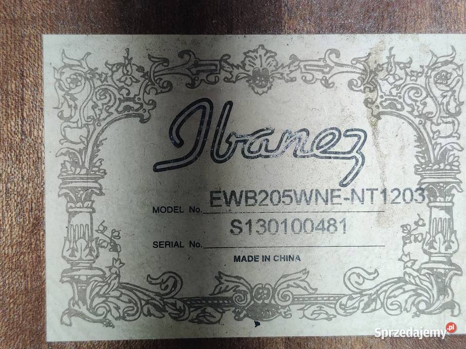 Bas Ibanez pięciostrunowy elektro akustyczny Smardzewice