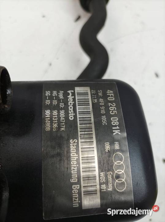 OGRZEWANIE POSTOJOWE 4F0265081K Audi A6 III