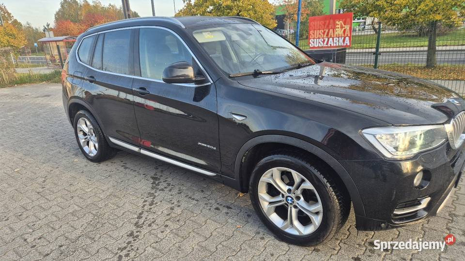 BMW X3 20D 190 SALON POLSKA relingi dachowe łódzkie Bełchatów sprzedam
