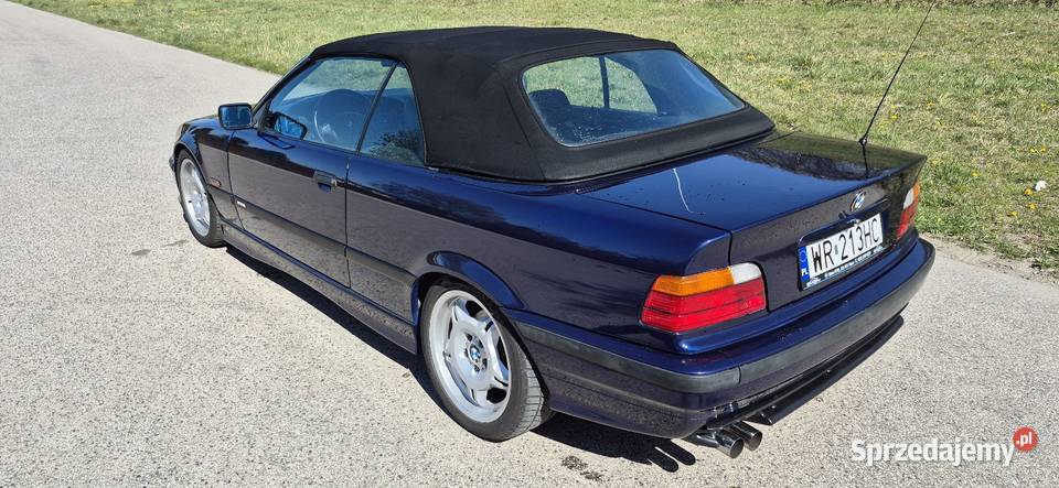 Bmw e36 Cabrio 320i m52 Montrealblau Bez Rdzy mazowieckie Warszawa