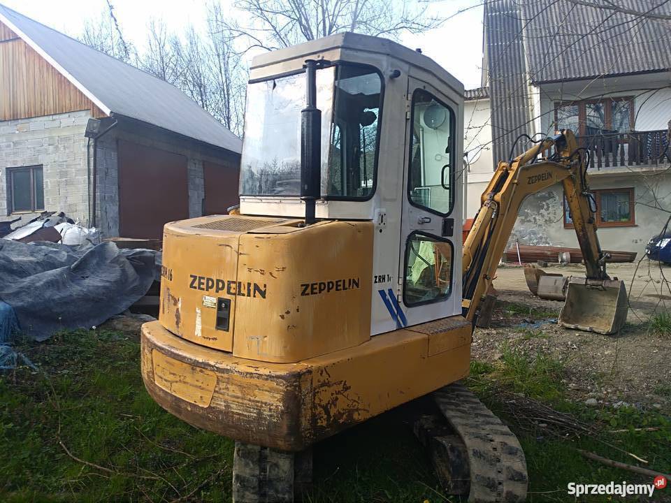 Minikoparka Zeppelin zrh16 Gąsiennice Koparki Krosna sprzedam