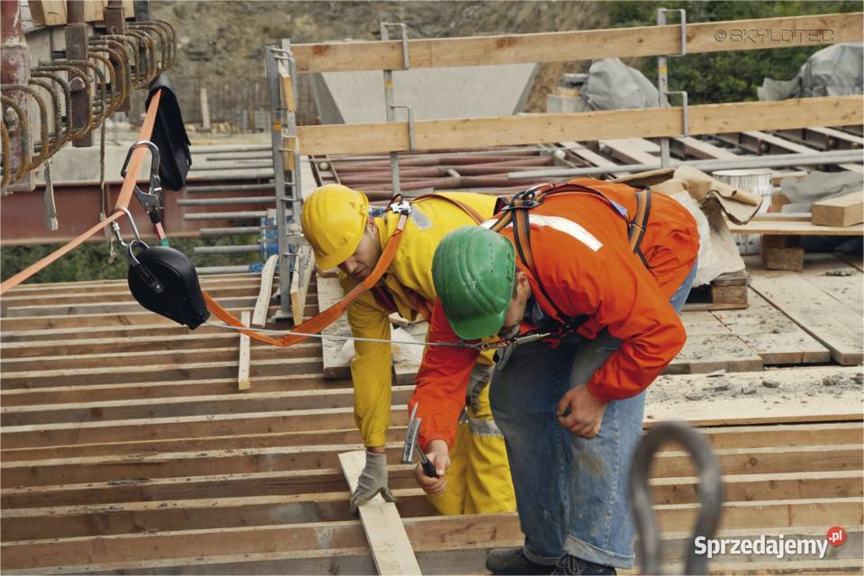 Taśma pozioma lina życia Skylotec Lifeline Dachy i rynny wielkopolskie Poznań