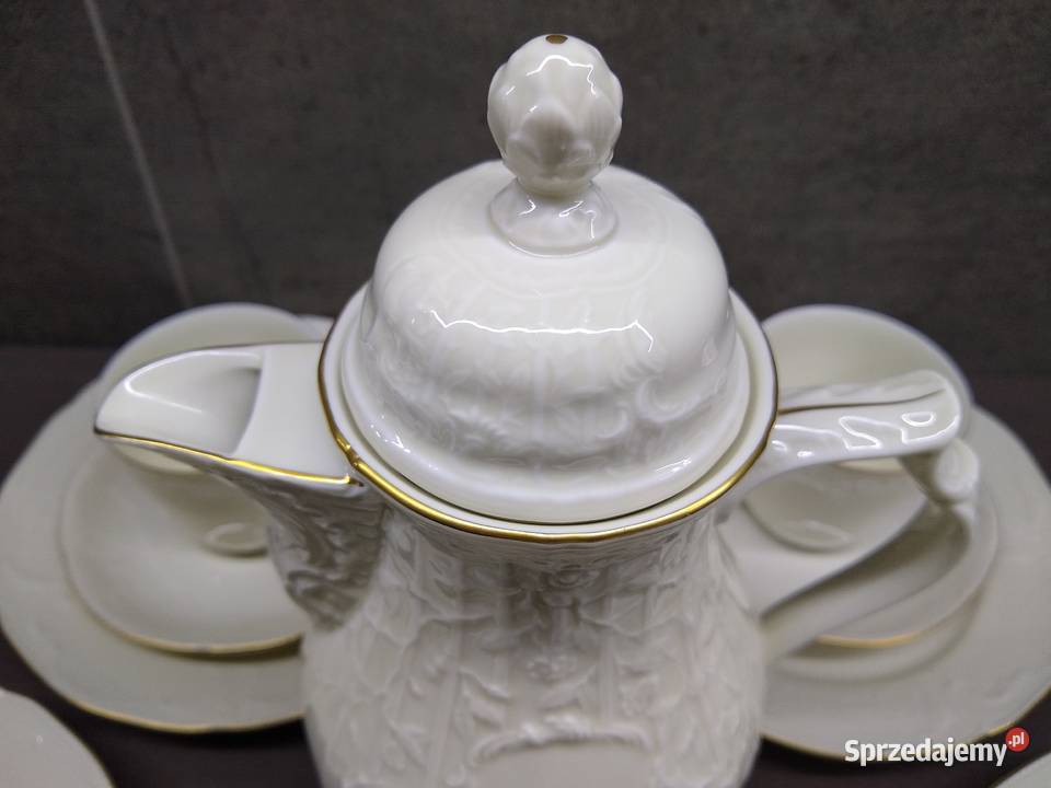 Serwis kawa Rosenthal Sanssouci Gold Porcelana i szkło wielkopolskie Kalisz sprzedam
