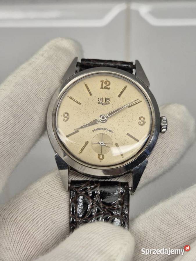 Męski zegarek vintage GUB Glashtte Chorzów