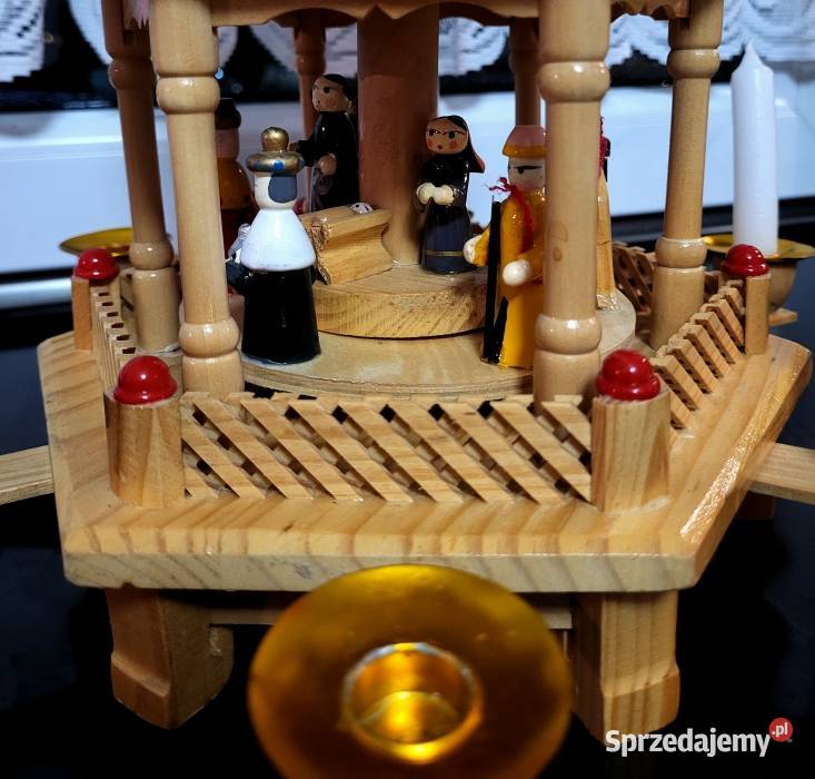 Karuzela Piramida świecznik 3 piętrowa Boże Boże Narodzenie Koszalin sprzedam