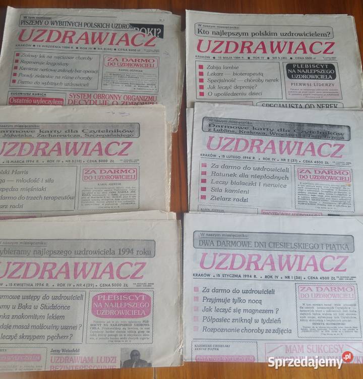 Uzdrawiacz czasopismo 1991 r 38 Pozostałe zachodniopomorskie Szczecin