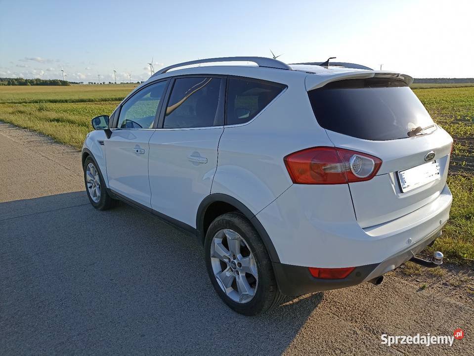 Ford Kuga MK1 Titanium czarna skóra 4x4 stały Zarejestrowany w Polsce Słupsk