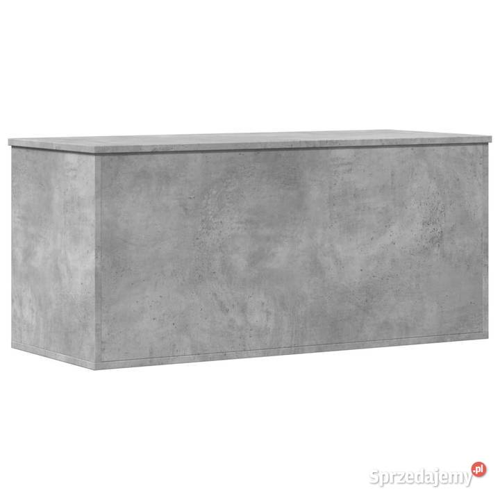 Skrzynia szarość betonu 100x42x46 materiał Warszawa