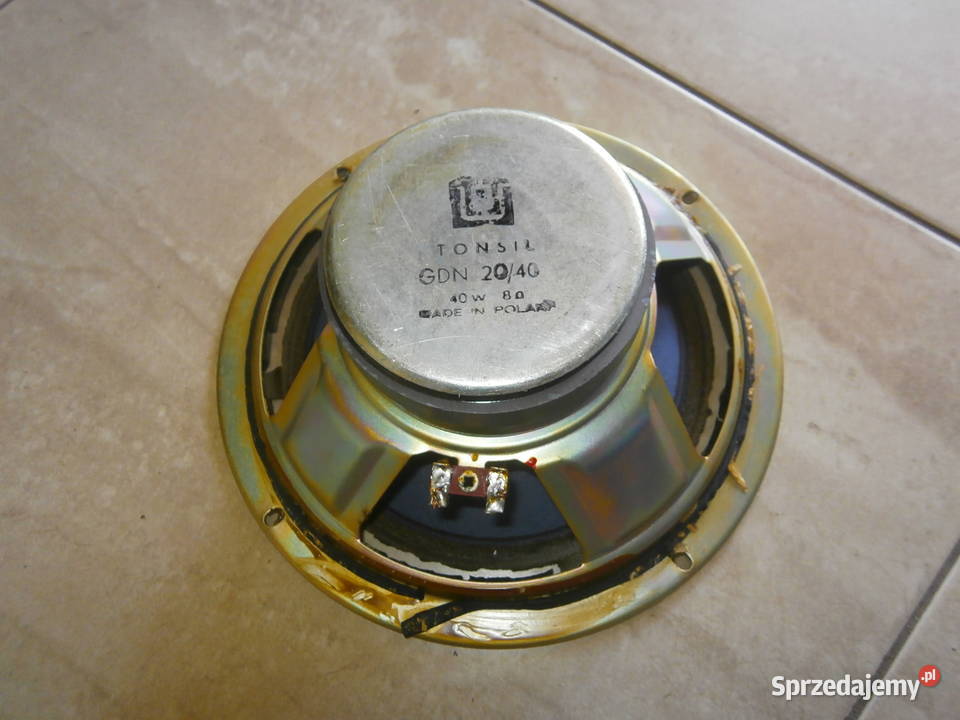Głośnik GDN 2040 8ohm Tonsil do regeneracji 1 Łódź sprzedam
