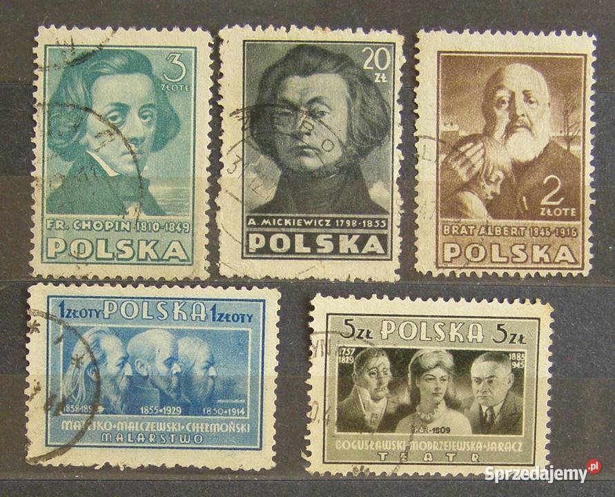 Znaczki pocztowe Polska zestaw 17 Łódź sprzedam