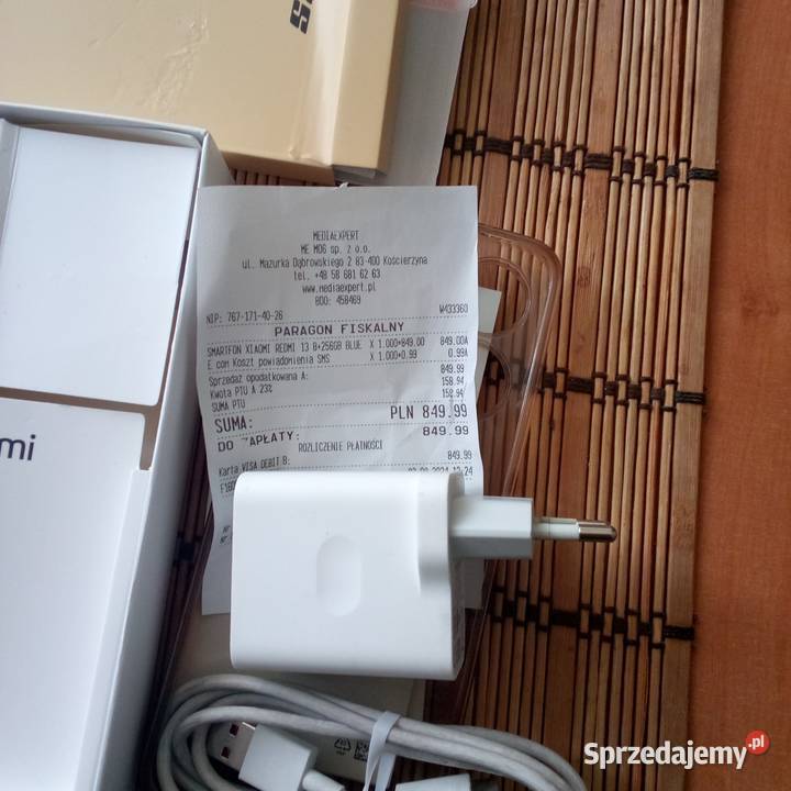 XIAOMI REDMI 13 8256 GB 679 OCEAN BLUEGwarancja Xiaomi Tomaszów Lubelski