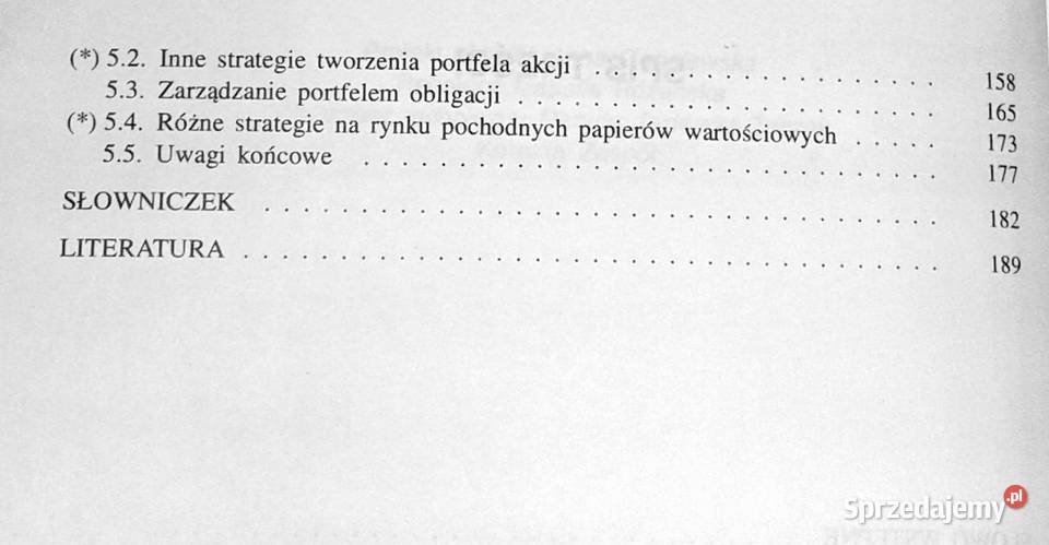 inwestować w papiery wartościowe K Jajuga T Chełm