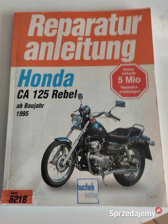 Instrukcja obsługi Hondy Rebel sprzedam