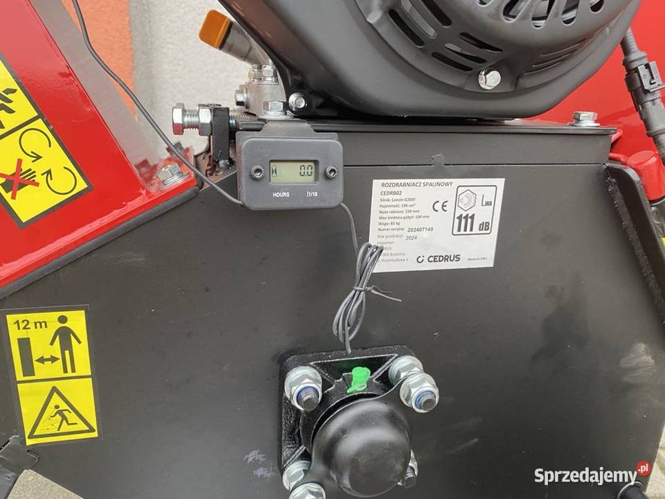 Rozdrabniacz Spalinowy Cedrus RB02 Loncin Rębak wielkopolskie Konin