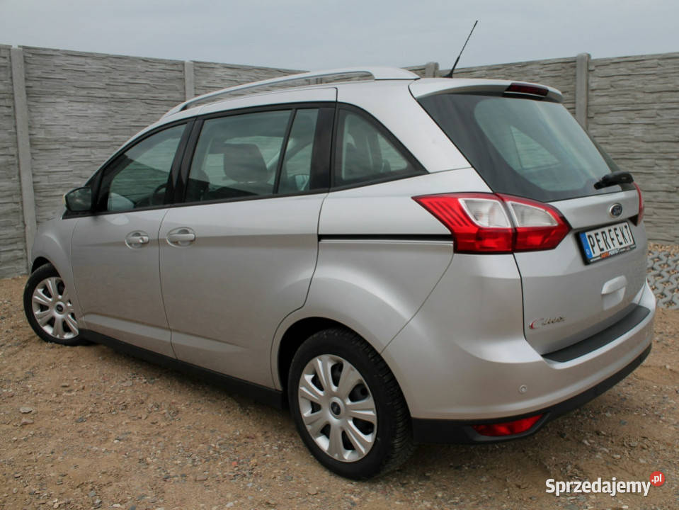 Ford Grand C 15 D 120 Automat NAVI Grzane FOTELE czujnik martwego pola Grand C-MAX Zielenin