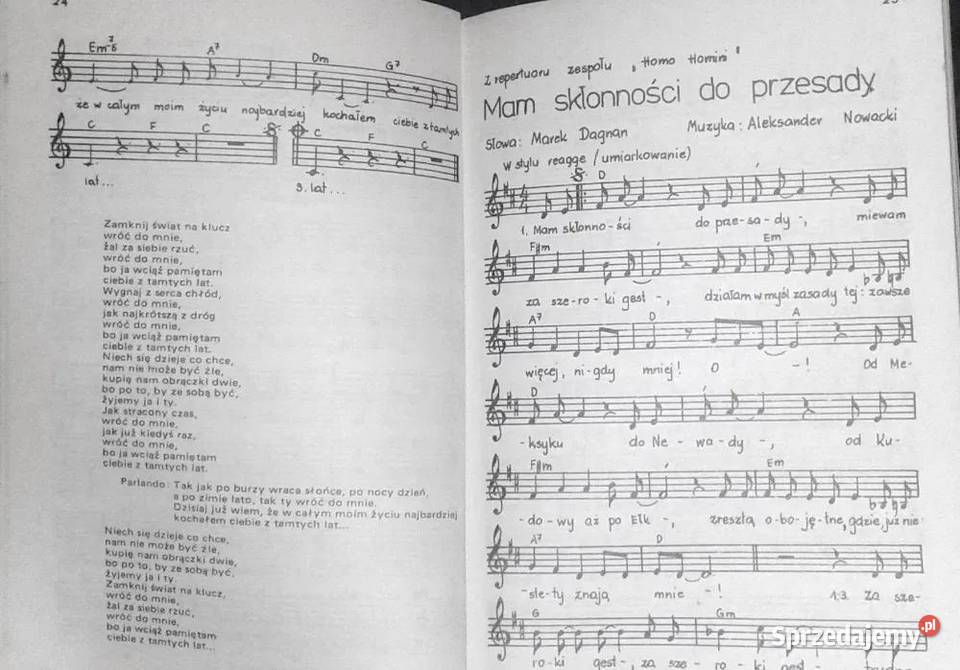 Rewia przebojów Melodie i teksty 12 W Dolelaż D Chełm