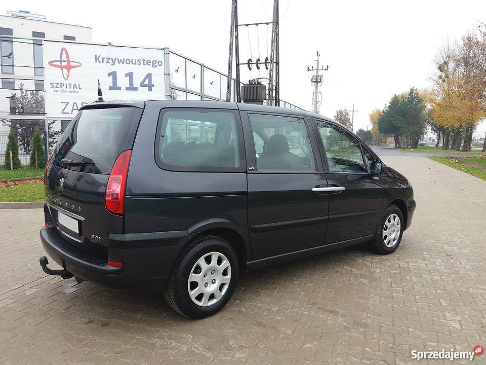 Peugeot 807 20HDI Elektryka Klimatyzacja Ładna ABS wielkopolskie Poznań sprzedam