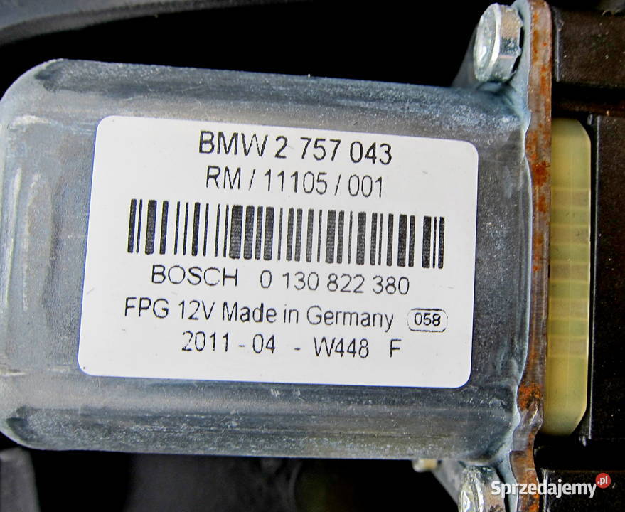MINI R56 LEWY PODNOŚNIKI SZYBY ORGL 0130822380 Radom
