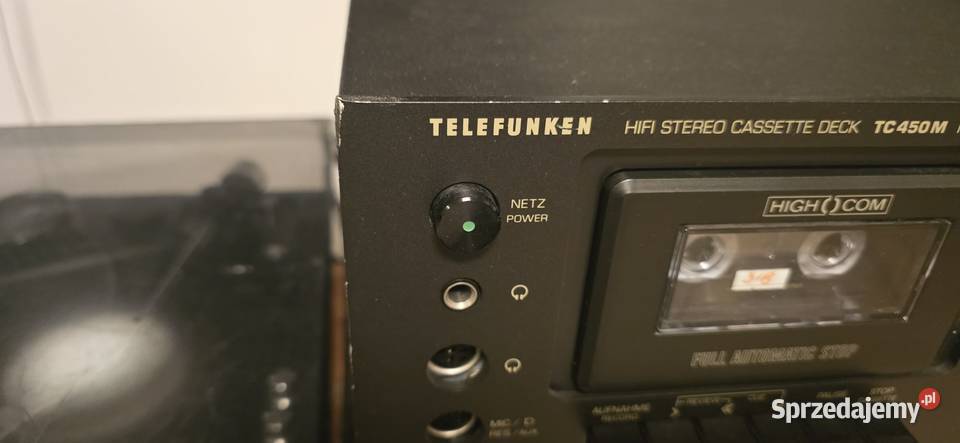 Telefunken amplituner TR350 i magnetofon TC450M mazowieckie Warszawa