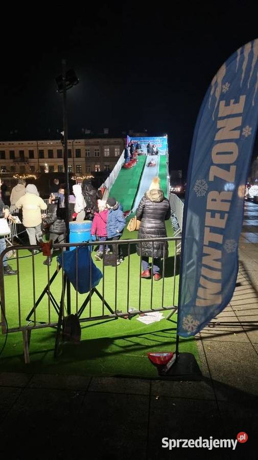 Snowtubing atrakcja na ferie zimowe mobilna góra Częstochowa