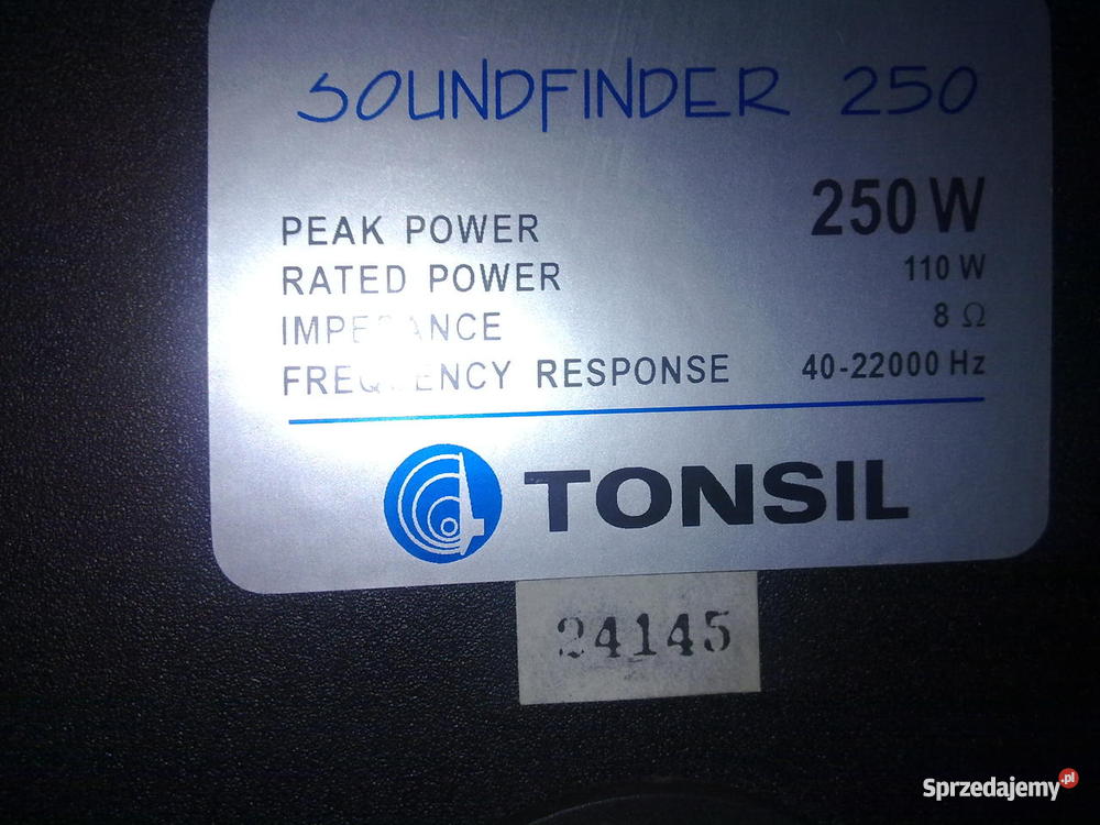 2 kolumny Tonsil Soundfinder 250 Filmy, Muzyka, Gry Żyrardów sprzedam