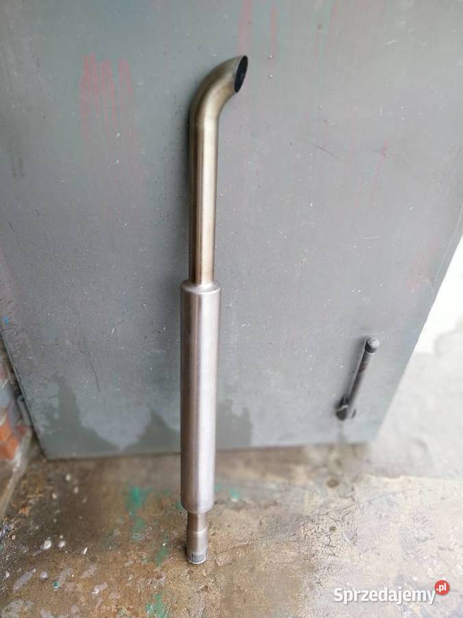 Tłumik wydech z nierdzewki traktor koparka Potok Wielki