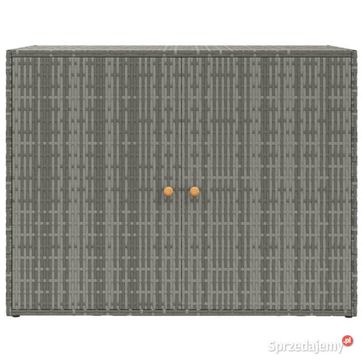 Szafka ogrodowa szara 100x555x80 rattan PE Warszawa