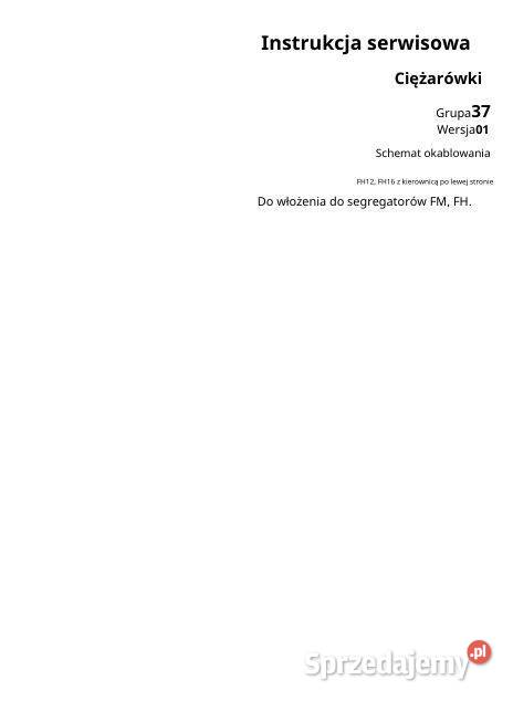 Volvo FH12 FH16 instrukcja naprawy świętokrzyskie