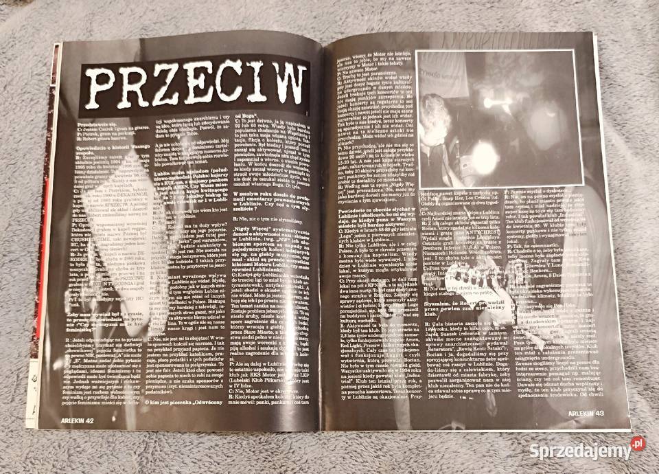 Arlekin 7 Zima 2000 Fanzine punk hardcore reggae Rok wydania 2000 sprzedam