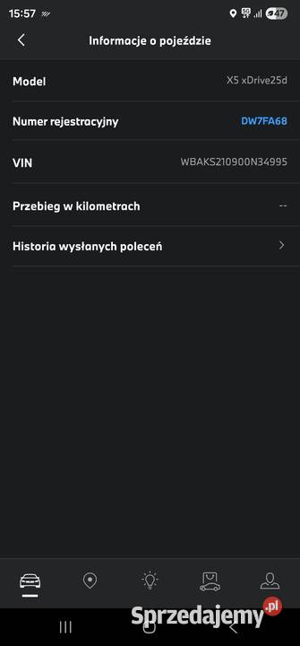 BMW X5 F15 xDrive25d 2015 światła do jazdy dziennej Opole sprzedam