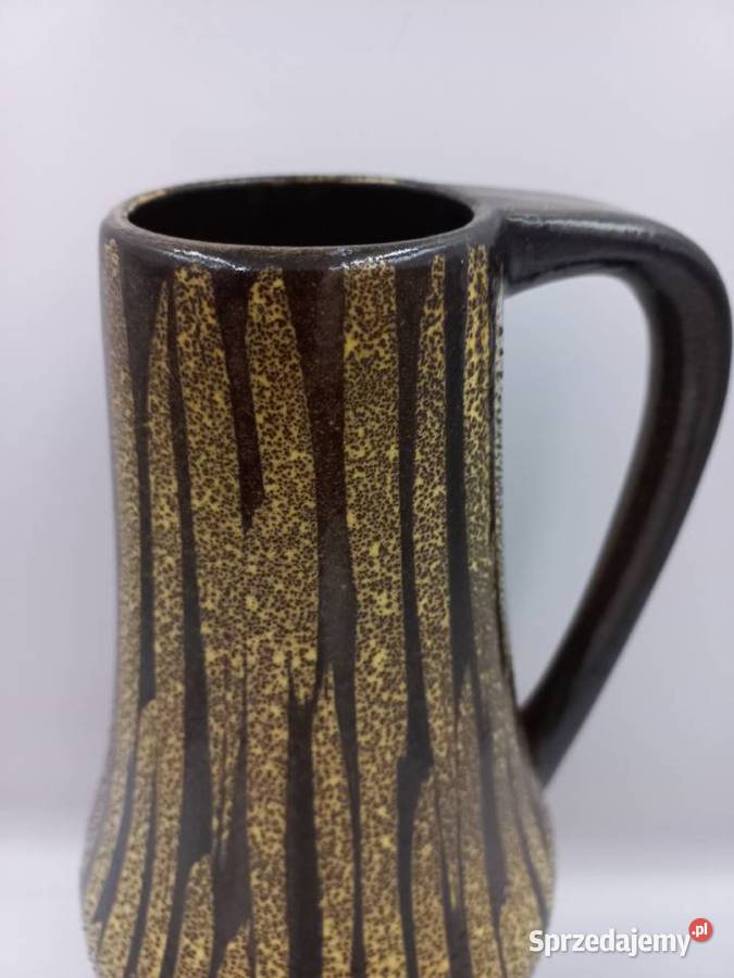 Piękny ceramiczny wazondzban lava niemiecki