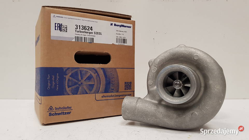 Nowa turbosprężarka SCHWITZER 313624 197396R Pozostałe