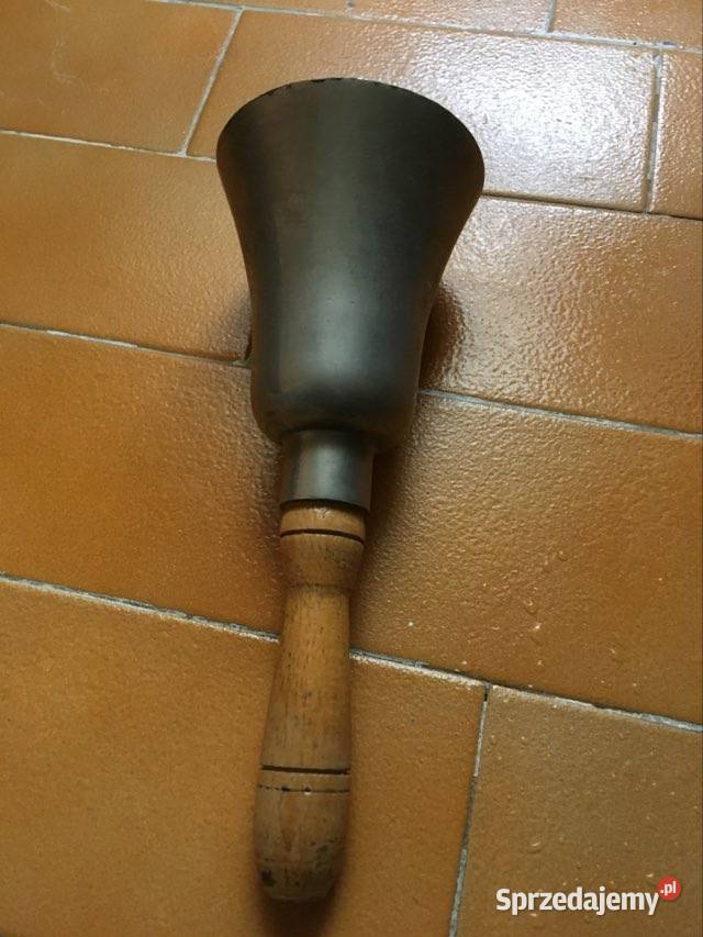 Stary dzwonek szkolny Zielonka