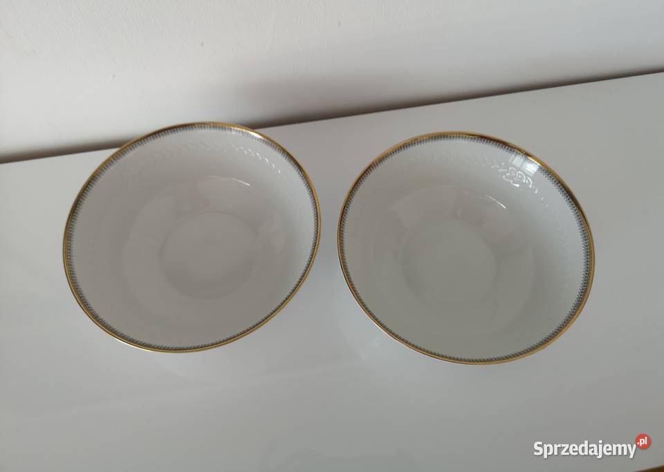 Salaterka misa porcelanowa 2 sztuki vintage kujawsko-pomorskie Toruń