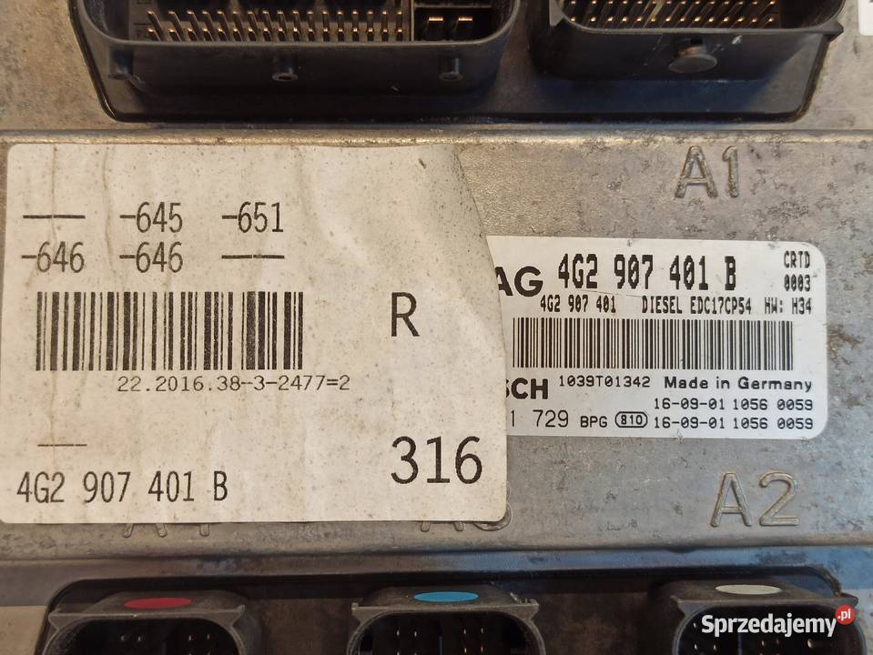 KOMPUTER SILNIKA AUDI A6 C7 4G2907401B osobowe dolnośląskie